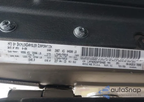 2004 Jeep Wrangler Rubicon из США, поврежденный, VIN 1J4FA69S24P764485